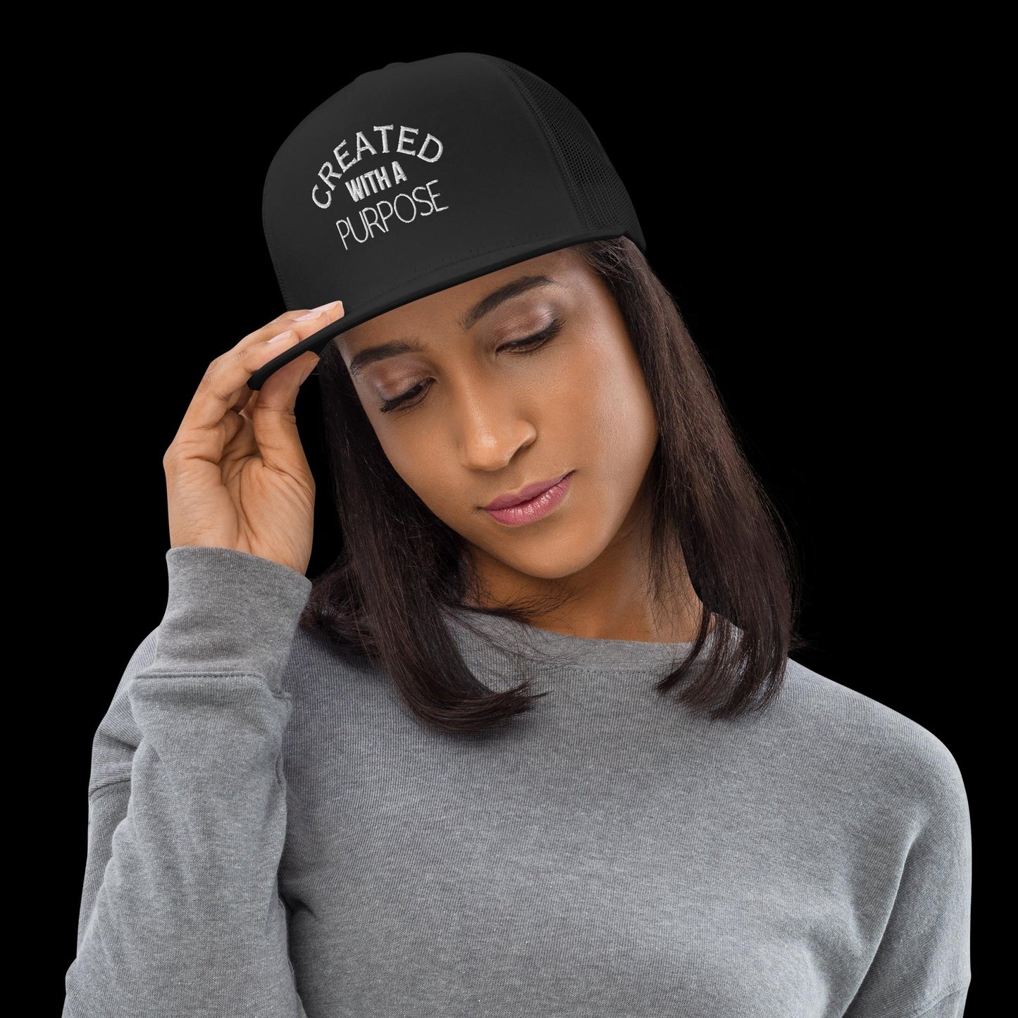 Created With A Purpose Trucker Cap