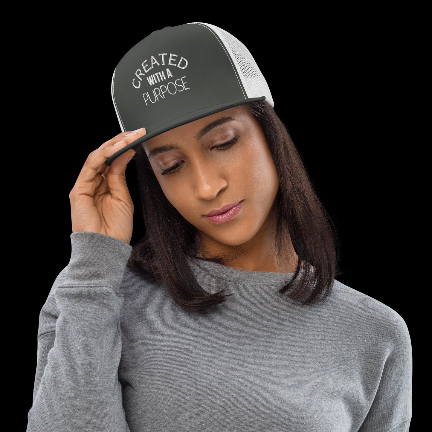 Created With A Purpose Trucker Cap