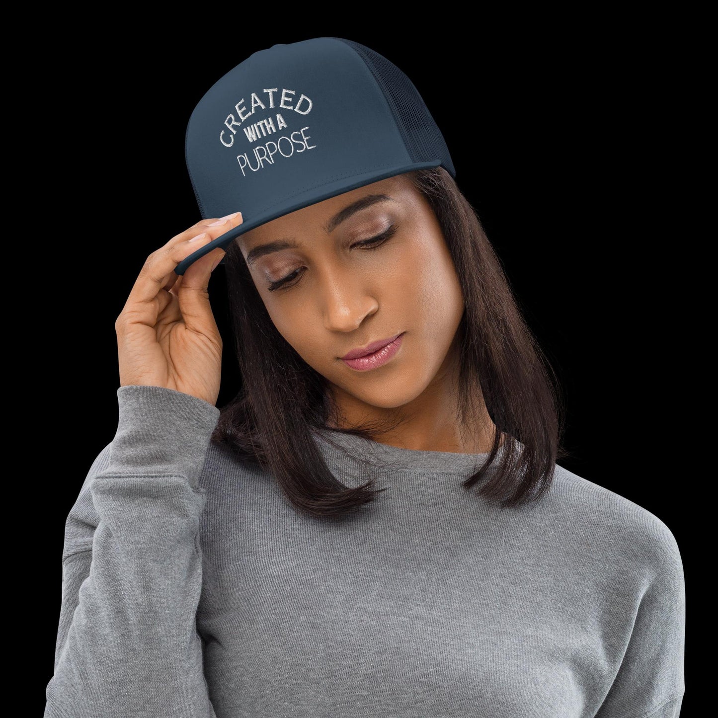 Created With A Purpose Trucker Cap