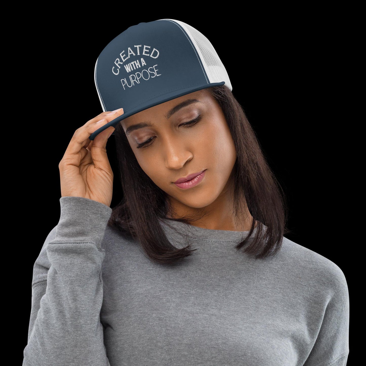 Created With A Purpose Trucker Cap