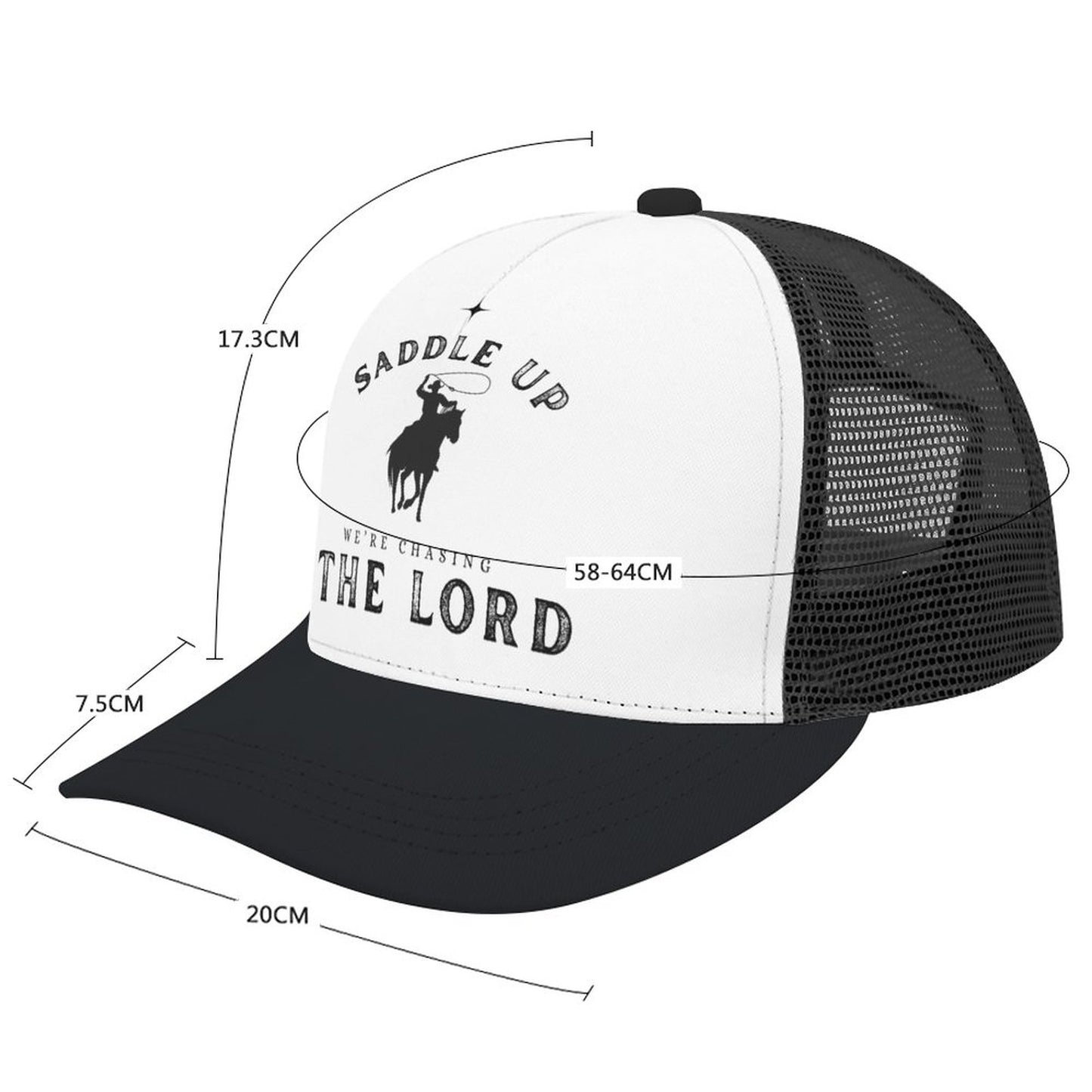 Saddle Up We’re Chasing The Lord Trucker Hat